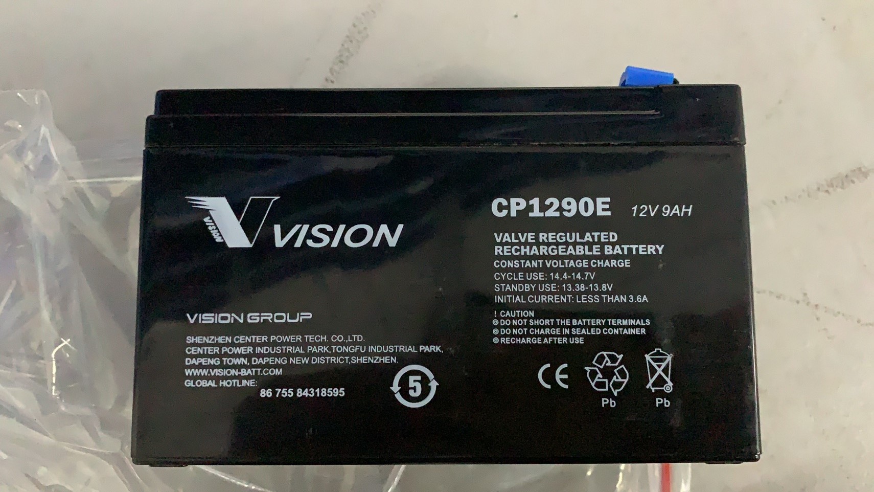 威神电池CP1290E（12V9ah）